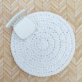 Miniature Roung Crochet Rug