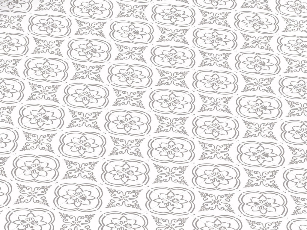 Gray & White Cement Tile for Miniature 1:12 Printable Download 8.5 x 11