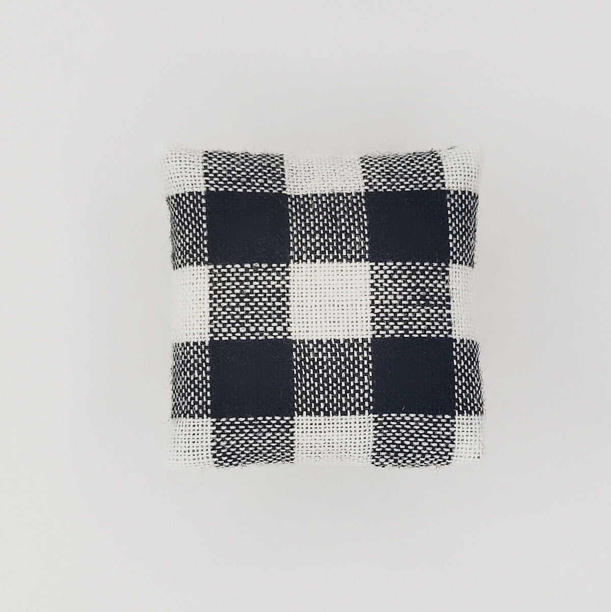 Miniature Dollhouse Black & White Accent Pillows Cushions Set (2)