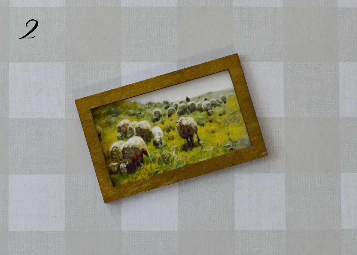 Miniature Dollhouse Custom Portrait Wall Art