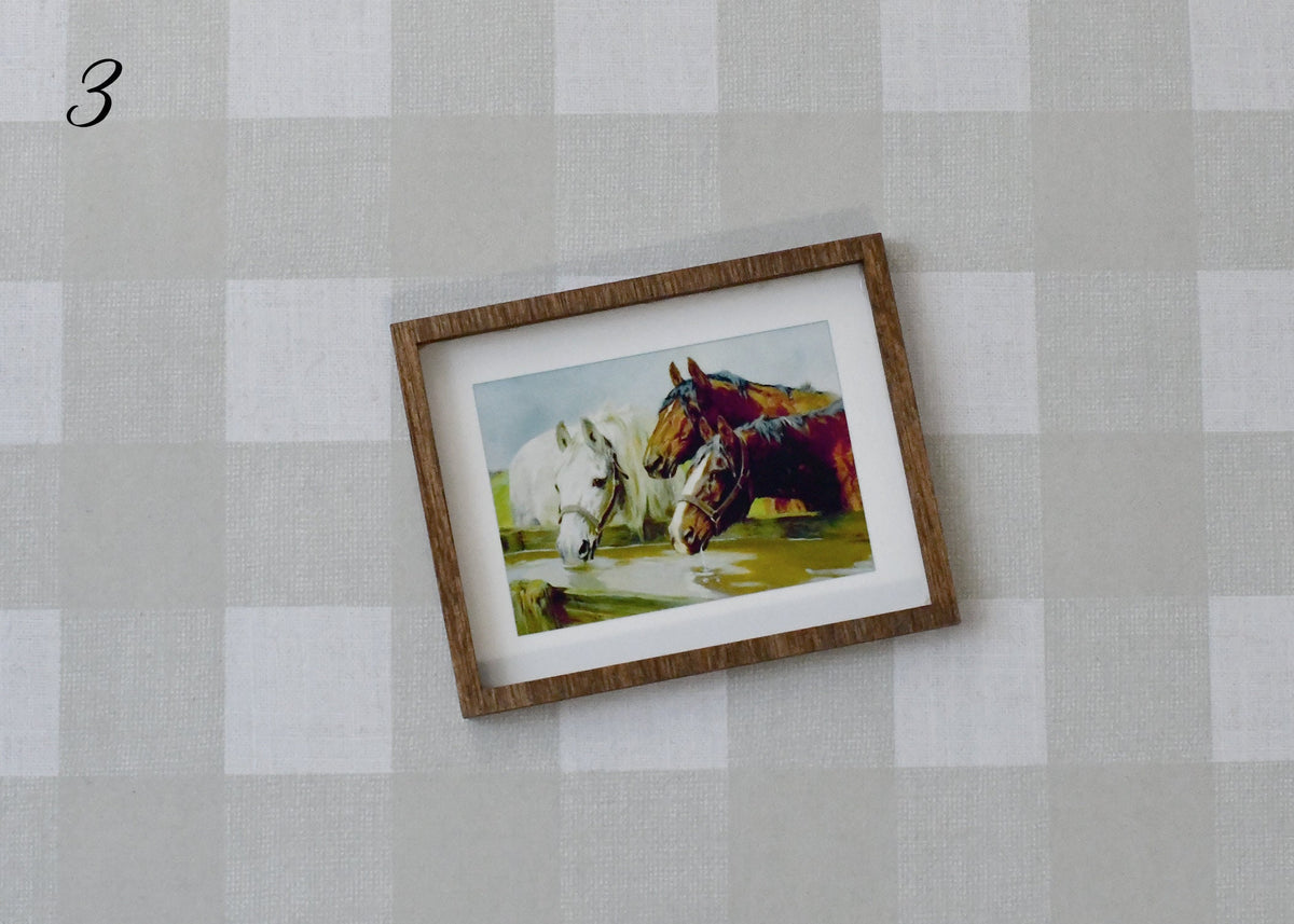 Miniature Dollhouse Custom Portrait Wall Art