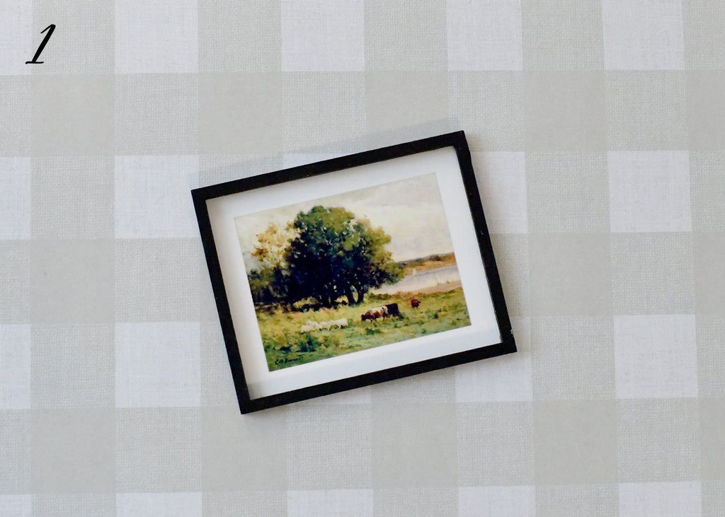 Miniature Dollhouse Custom Portrait Wall Art