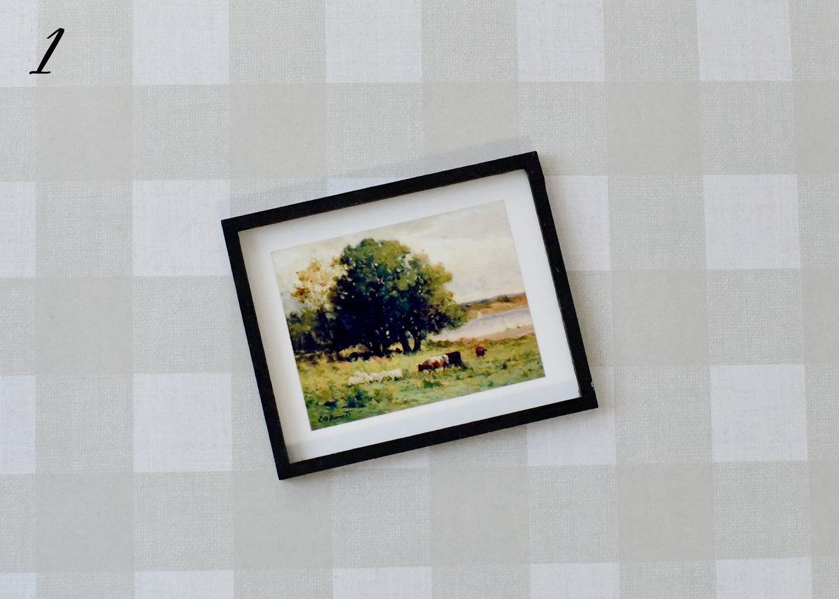 Miniature Dollhouse Custom Portrait Wall Art
