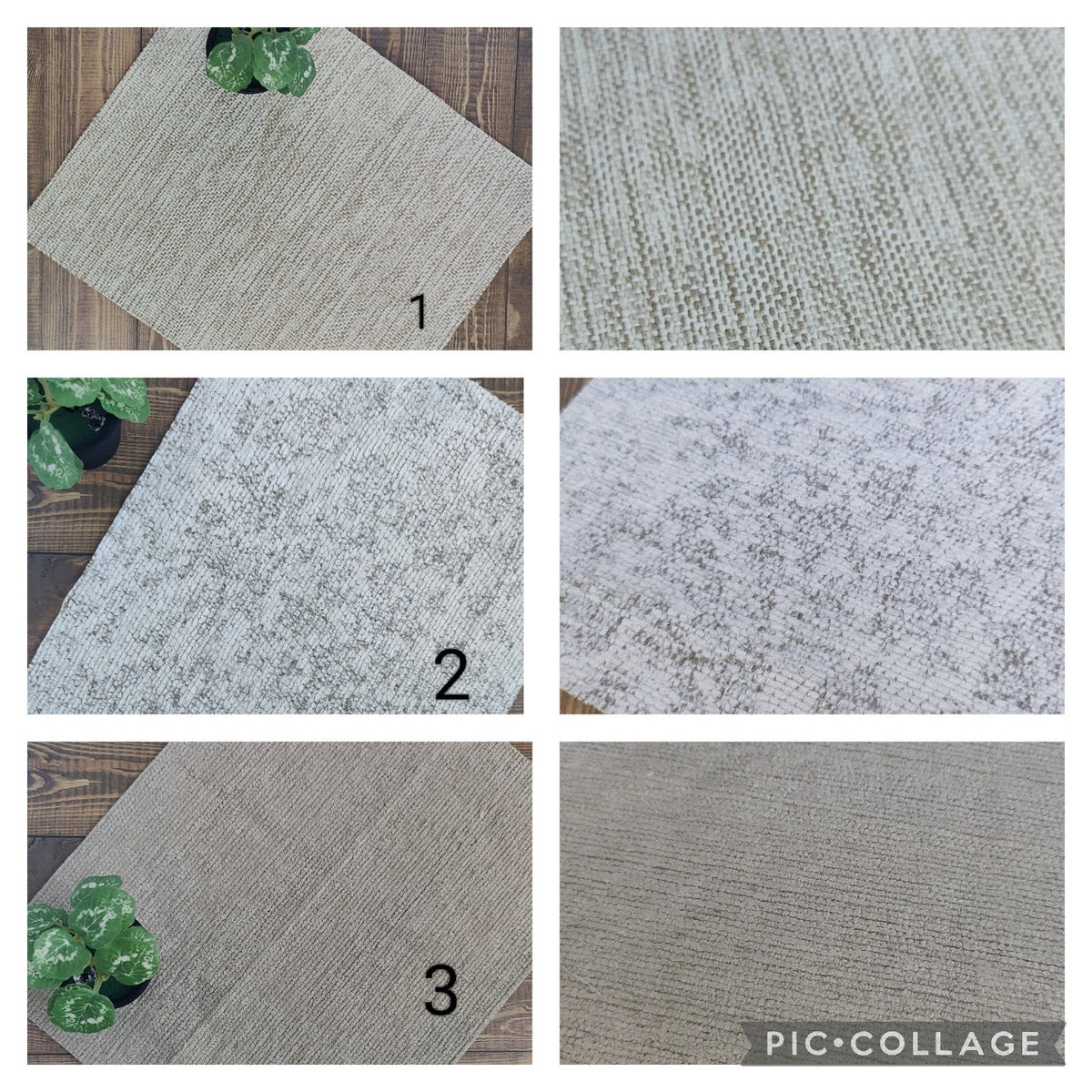 Miniature Designer Look Accent Rug Light Beige Frayed