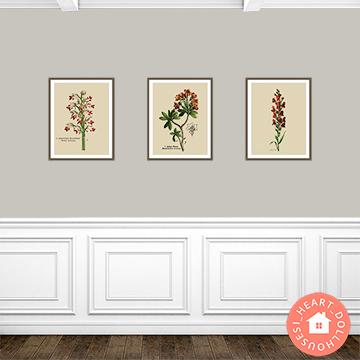 Miniature Rose Gold Wall Art for Dollhouses Printable Download 8.5 x 11"
