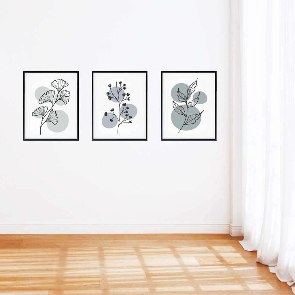 Miniature Rose Gold Wall Art for Dollhouses Printable Download 8.5 x 11"