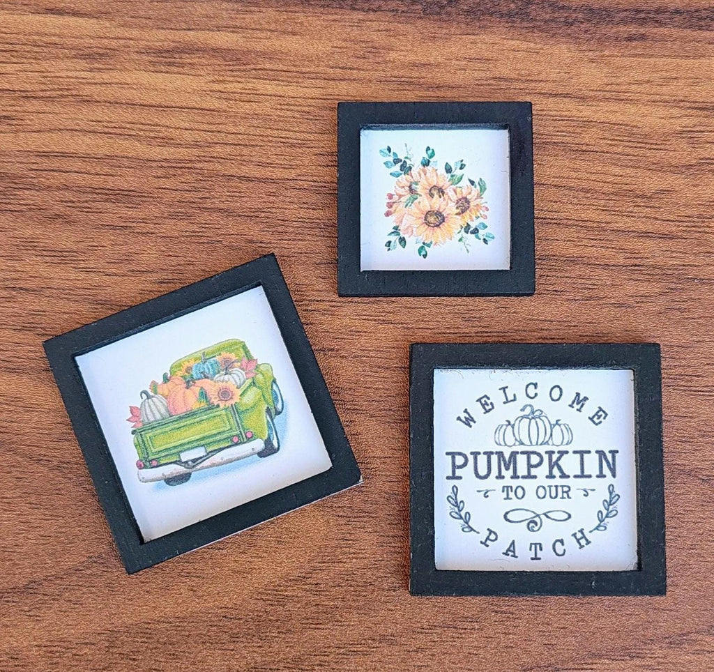 Miniature Dollhouse Fall Wall Art Limited Quantities Available