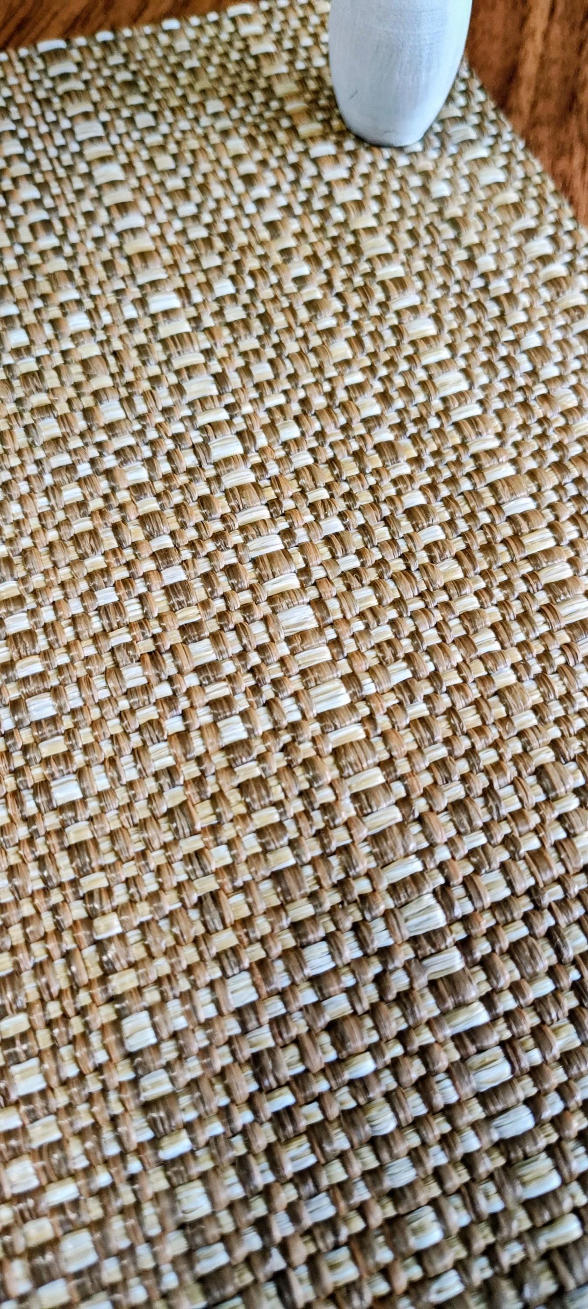 Miniature Faux Jute Rug Designer Look Accent Rug ONLY 2!