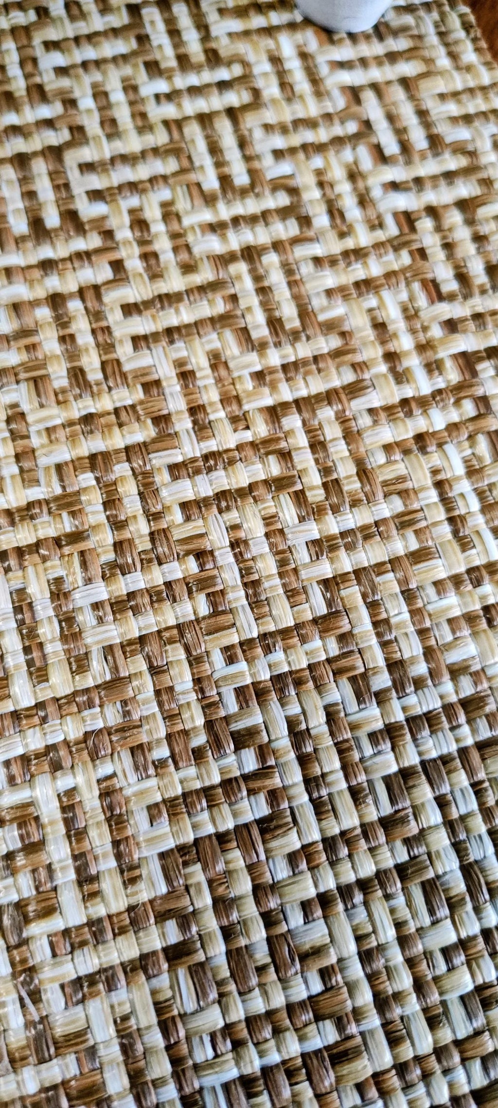 Miniature Faux Jute Rug Designer Look Accent Rug ONLY 2!